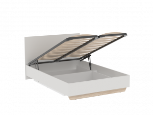 Кровать двухспальная с подъемным механизмом Аврора  дуб мария кашемир 140х200