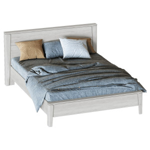 Кровать двуспальная без ПМ Мальта Дуб Винтерберг 160х200