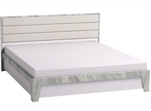 Кровать Люкс Двуспальная Серая Айрис 308 152см