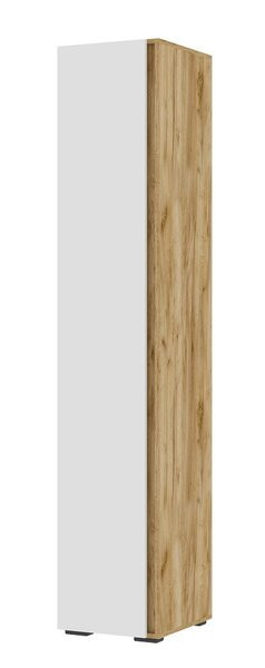 Пенал Хелен ПН 01  белый/дуб крафт золото 40х46х220