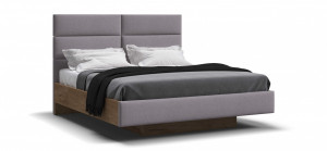 Кровать двуспальная BOSS LOFT графит 166х211х116