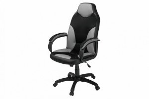 Кресло компьютерное Дельта ткань черно-серая Фабрикант 63х70х116