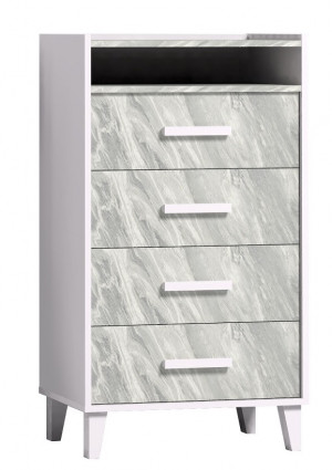 Комод Серый Айрис 45 60см