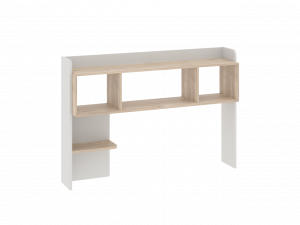 Надстройка стола письменного Аврора  дуб мария кашемир 126х27х86