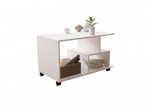 Журнальный стол СЖМ-1 Белый 90х50х54