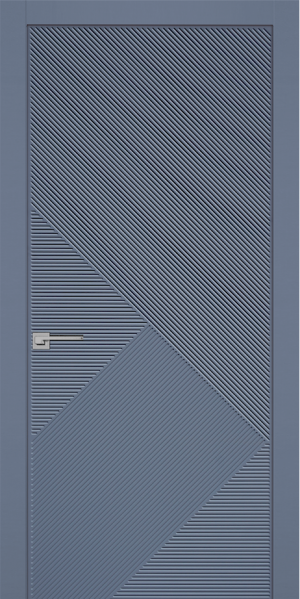 Дверь межкомнатная аэлита Demand 4 синяя 200х70