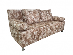 Диван еврокнижка бежевый с узором мрамор