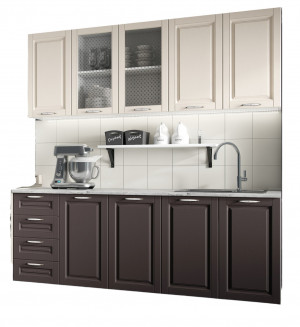 Кухня Вита 2.0 м шато крем/шато арабика