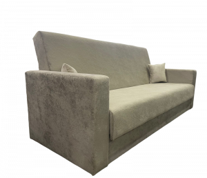 Диван-книжка прямой раскладной Алекс-К бежевый 213см