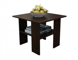 Журнальный стол квадратный венге 60х50х60