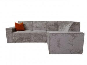 Диван угловой раскладной НПБ Лофт 2 бежевый плюш 255х187 см