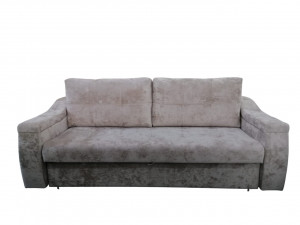 Диван прямой НПБ Премьер ТТ тройной расклад бежевый плюш 230 см