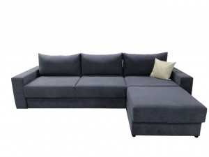 Диван угловой раскладной НПБ Брамус с оттоманкой каркас из сосны 320х200 см