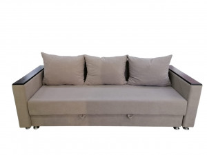 Диван прямой раскладной Еврокнижка с декором 220 см