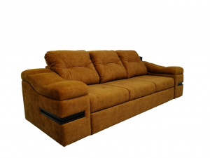 Диван прямой НПБ Хог  Коричневый 280 см.