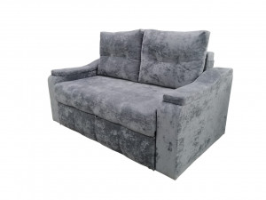 Диван прямой раскладной НПБ Атланта серый плюш 180 см