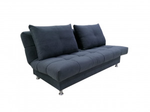 Диван прямой раскладной Финка велюр графит 190Х90