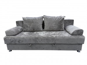 Диван Озон Прямой Коричневый Плюш 190 см.