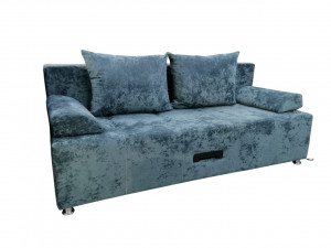 Диван Валик прямой на пенополиуретане бирюзовый плюш 190*90