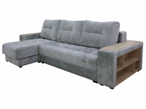 Диван угловой раскладной НПБ Прадо серый 290х160