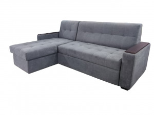 Диван угловой раздвижной Фаворит-6 серый 245х160