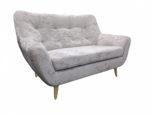 Диван прямой  Белла плюш бежевый 140см