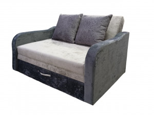 Кресло-кровать Винтаж-100 серое 117 см