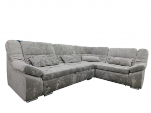 Диван угловой раздвижной Комфорт Бежевый плюш 330х240х100