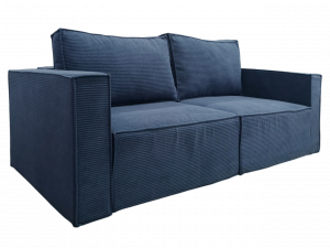 Диван прямой раскладной Гама-15 трансформер синий 240см