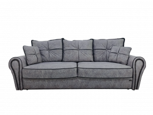 Диван Сиеста прямой серый 250 см.