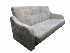 Диван книжка Глория прямой бежевый велюр 225х105