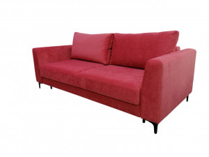 Диван прямой раскладной ППУ Даймонд коралловый 230 см