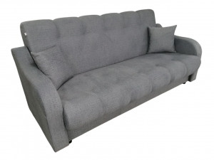 Диван прямой раскладной НПБ Персия серый 220 см