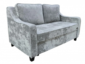 Диван прямой раскладной НПБ Джерси 2 серый плюш 140 см