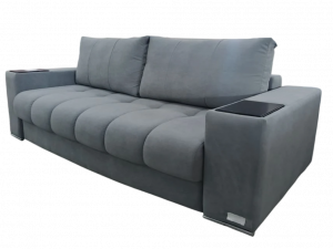 Диван прямой раскладной НПБ серый 235 см
