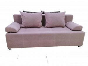 Диван прямой раскладной на ППУ 190 пыльная роза