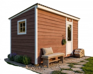 Баня каркасная Классика 245х400х250