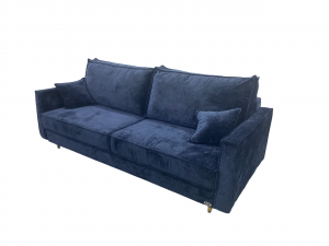 Диван прямой Лофт синий