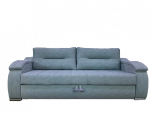 Диван прямой раскладной Комфорт 3 голубой 240см