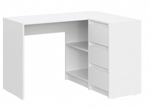 Стол письменный Айден СТП06-90 белый с полками и ящиками 90см