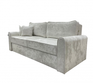 Диван прямой раскладной Берн белый 225см