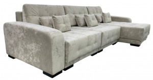 Диван угловой раскладной с НПБ Гуччи белый 334х180