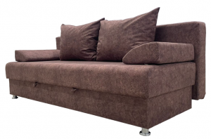Диван прямой Евро Коричневый Велюр 190 см
