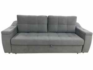 Диван прямой тройной раскладной Премьер ТТ Серый 235см
