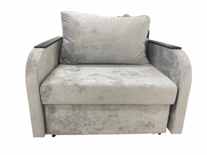 Диван кровать раскладной  Арго 90 Тройной серый 90х210