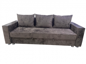 Диван прямой раскладной  Еврокнижка Коричневый 230см