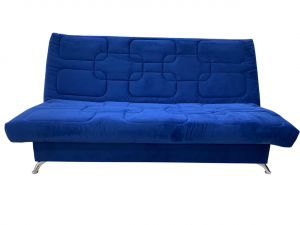 Диван прямой раскладной с НПБ  Финка 5 Синий 190см