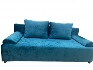 Диван прямой раскаладной НПБ Синий 200см
