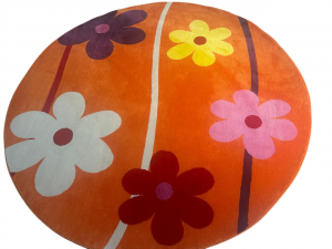 Ковер круглый Kids 200х200 оранжевый