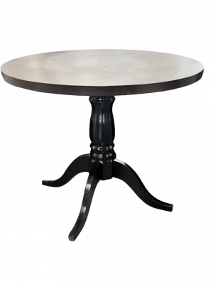 Стол круглый из массива венге 90х90х75